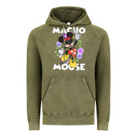 Vintage Olive macho mouse Vintage Hoodie - artisFamous