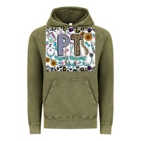 Vintage Olive pt physical therapist Vintage Hoodie - CowhideDigitalArt