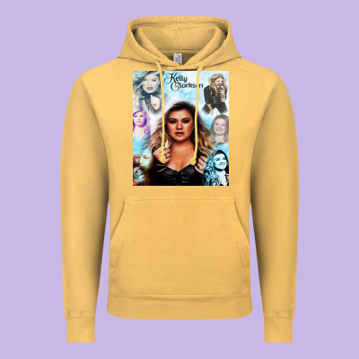 Kelly Clarkson Vintage Hoodie Designed By Artisfamous