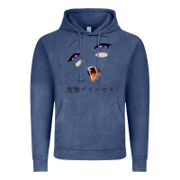 Vintage Denim ahegao face girl Vintage Hoodie - artisFamous