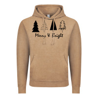 Vintage Coffee merry and bright Vintage Hoodie - artisFamous