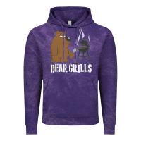 Cloud Purple Bear Grills Grylls Vintage Hoodie - artisFamous