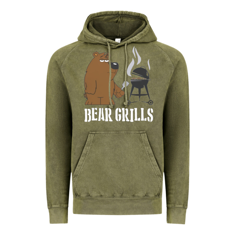 Bear Grills Grylls Vintage Hoodie by artisFamous | Teevron
