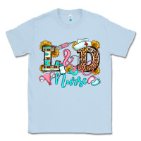 Dusty Blue labor and delivery nurse Classic Tee - OliviaCreatesArt