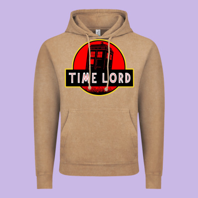 Dr Who Park Time Lord Vintage Hoodie Designed By Artisfamous