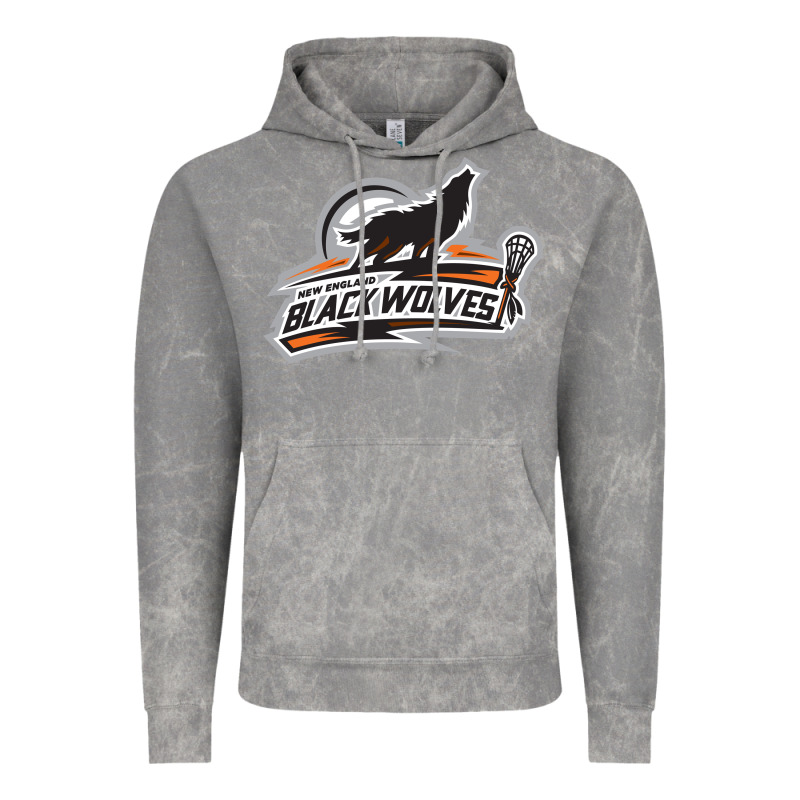 New England Black Wolves Vintage Hoodie by artisFamous | Teevron