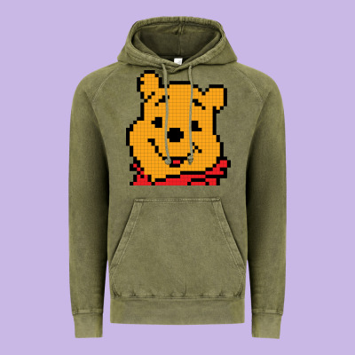 Pooh Vintage Hoodie Designed By Artisfamous