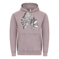 Vintage Zinc american indian Vintage Hoodie - artisFamous