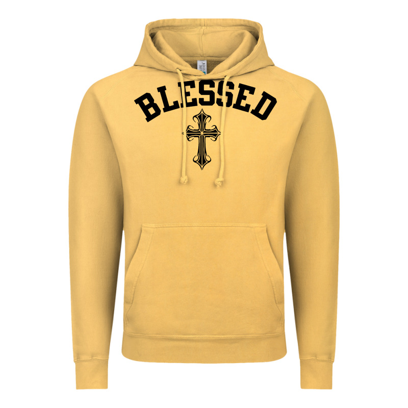 Blessed Christian Christianity Vintage Hoodie by artisFamous | Teevron