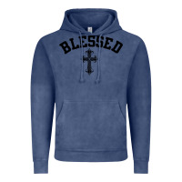 Vintage Denim blessed christian christianity Vintage Hoodie - artisFamous