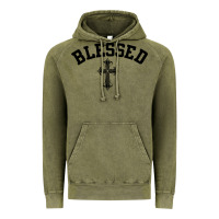 Vintage Olive blessed christian christianity Vintage Hoodie - artisFamous