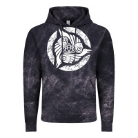 Cloud Black celtic trinity knot crow spiritual mandala Vintage Hoodie - artisFamous