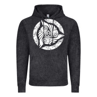 Vintage Black celtic trinity knot crow spiritual mandala Vintage Hoodie - artisFamous