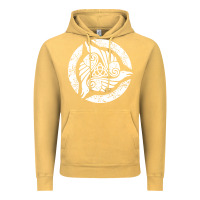 Vintage Mustard celtic trinity knot crow spiritual mandala Vintage Hoodie - artisFamous