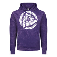 Cloud Purple celtic trinity knot crow spiritual mandala Vintage Hoodie - artisFamous