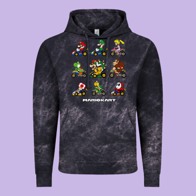 Mariokart Vintage Hoodie Designed By Artisfamous
