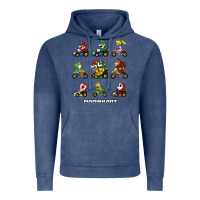 Vintage Denim mariokart Vintage Hoodie - artisFamous