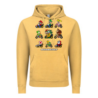Vintage Mustard mariokart Vintage Hoodie - artisFamous