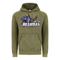 Vintage Olive lone star brahmas Vintage Hoodie - artisFamous