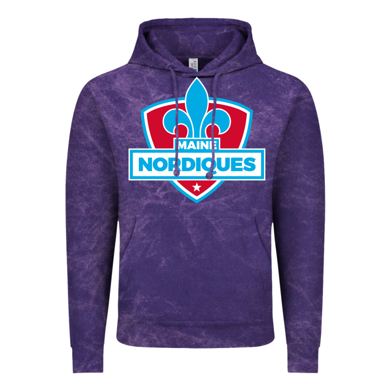 Maine Nordiques Vintage Hoodie by artisFamous | Teevron