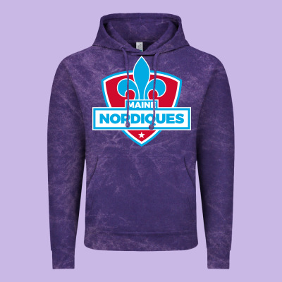 Maine Nordiques Vintage Hoodie Designed By Artisfamous