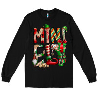 Black Mini Elf Long Sleeve Tee - CowhideDigitalArt