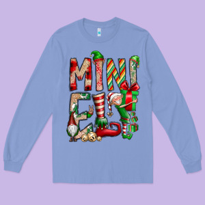 Mini Elf Long Sleeve Tee Designed By Cowhidedigitalart