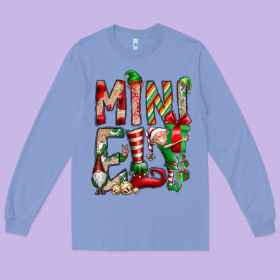Mini Elf Long Sleeve Tee Designed By Cowhidedigitalart