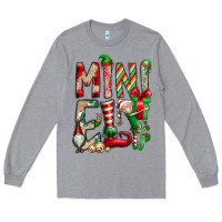 Heather Grey Mini Elf Long Sleeve Tee - CowhideDigitalArt