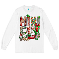 White Mini Elf Long Sleeve Tee - CowhideDigitalArt