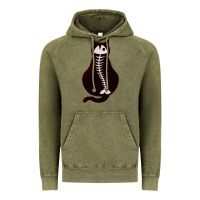 Vintage Olive Cat with Fish Bone Vintage Hoodie - artisFamous