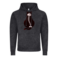 Vintage Black Cat with Fish Bone Vintage Hoodie - artisFamous