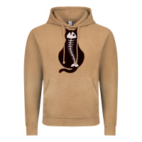 Vintage Camel Cat with Fish Bone Vintage Hoodie - artisFamous