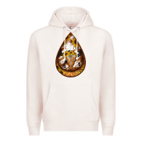 Pale Pink sunflower tooled leather bullskull teardrop earrings Premium Hoodie - Jasminsmagicworld