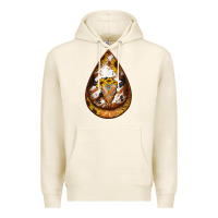 Tofu sunflower tooled leather bullskull teardrop earrings Premium Hoodie - Jasminsmagicworld
