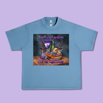 Spells And Potions For All Afflictions Tumbler Urban Heavy Tee Designed By Bundleandbundleshop