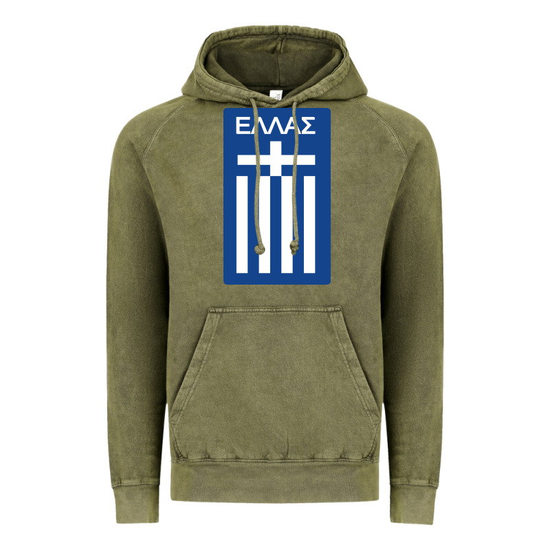 Greece National Football Vintage Hoodie by artisFamous | Teevron