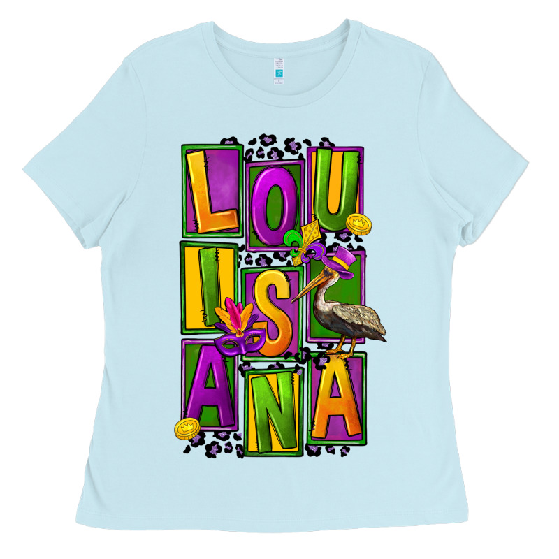 Mardi Gras Louisiana Ladies Tee by FaDigitalArtStudio | Teevron