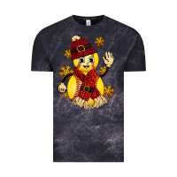 Cloud Black Softball Christmas With Hat And Glove Vintage Tee - FaDigitalArtStudio
