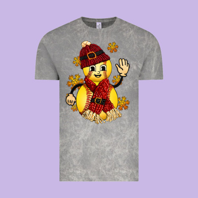 Softball Christmas With Hat And Glove Vintage Tee Designed By Fadigitalartstudio