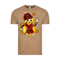 Vintage Coffee Softball Christmas With Hat And Glove Vintage Tee - FaDigitalArtStudio