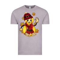 Vintage Zinc Softball Christmas With Hat And Glove Vintage Tee - FaDigitalArtStudio