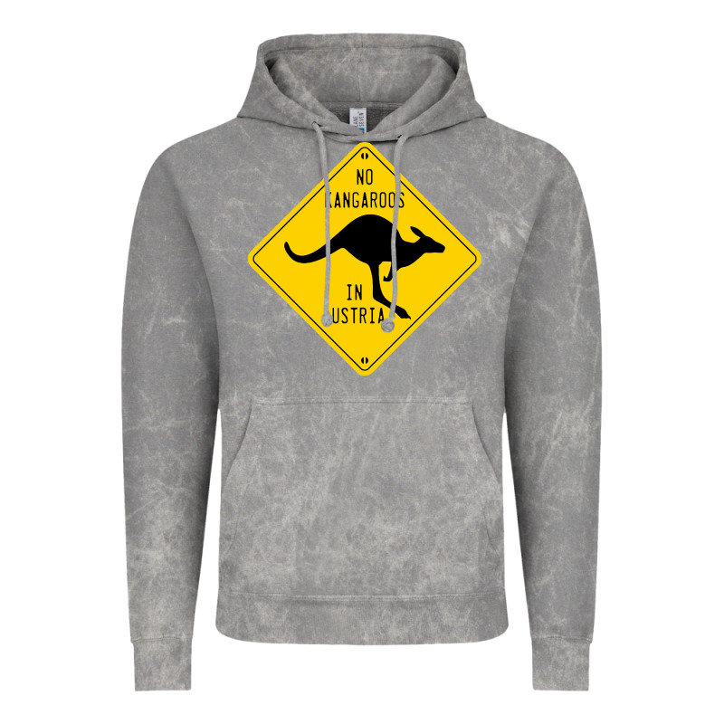 No Kangaroos In Austria Vintage Hoodie by artisFamous | Teevron