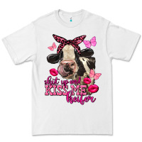 White Valentine's Day shut up and kiss me Holstein Cow Premium Tee - FaDigitalArtStudio