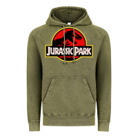 Vintage Olive jurassicc park cartoon Vintage Hoodie - artisFamous