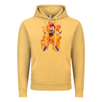Vintage Mustard goku super sayan Vintage Hoodie - artisFamous