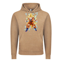 Vintage Coffee super saiyan Vintage Hoodie - artisFamous