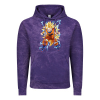 Cloud Purple super saiyan Vintage Hoodie - artisFamous