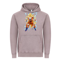 Vintage Zinc super saiyan Vintage Hoodie - artisFamous