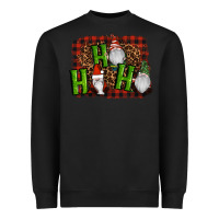 Black ho ho ho gnomes christmas Heavyweight Sweatshirt - RanaPortraitStore